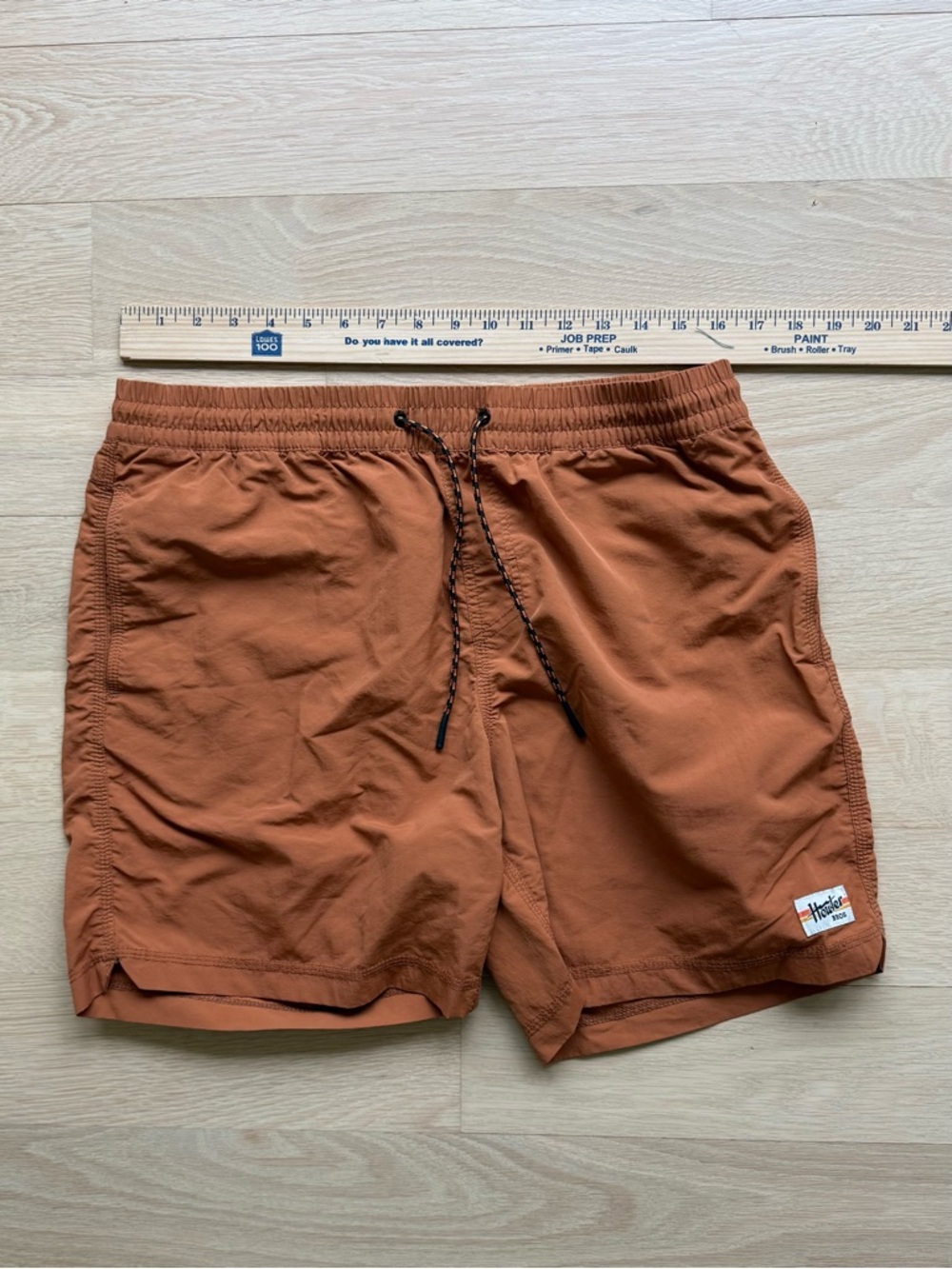 Howler Brothers Men's Teal Shorts - Elastic Waist, Drawstring